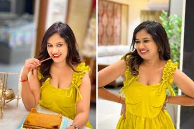 Ariyana Glory Looks Oh-so-cute In Her Birthday Special Yellow Ruffle Dress