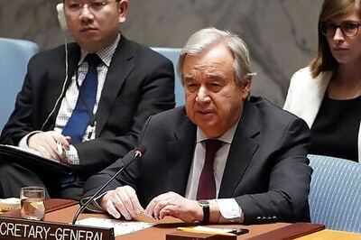U.N. chief urges Yemen's Houthis to grant access to decaying oil tanker