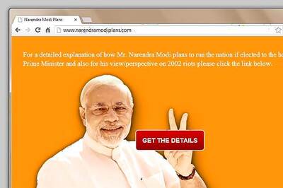 Why narendramodiplans.com's motives seem suspect