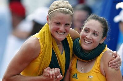 Athletes get down to practice for the CWG