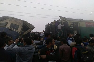 Lokmanya Tilak Express collides with an EMU train near Palwal in Haryana, driver dead