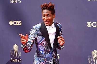 Mj Rodriguez Wore Teal, Billy Porter Winged Black At Emmys