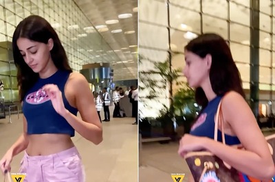 Ananya Panday Channels Her Inner Barbie In Shades Of Pink And Purple At The Airport