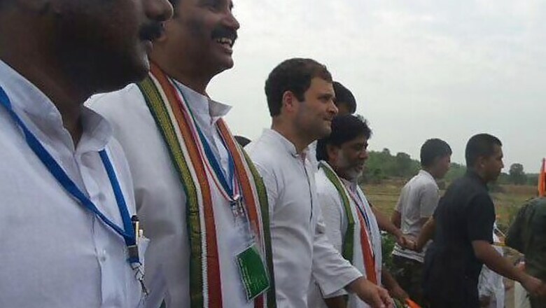 Rahul Gandhi kicks off padyatra from Telangana village, meets farmers