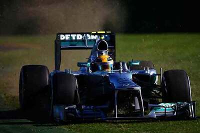 Lewis Hamilton satisfied despite Mercedes mishaps