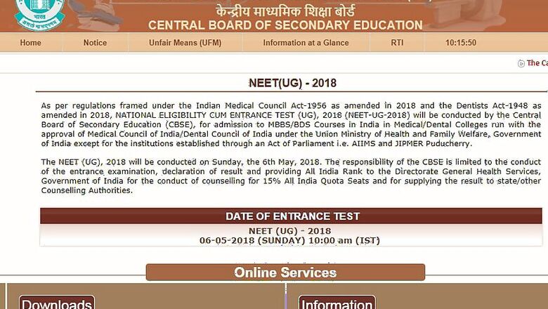 NEET 2018 Registration Ends Today for MBBS/BDS Admissions in India & Abroad; Apply before 5:30PM, Exam on 6th May 2018