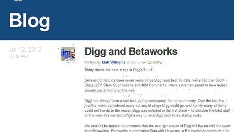 Digg sold for half-a-million dollars