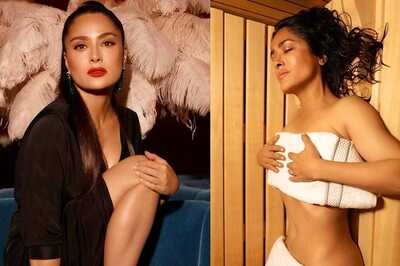 Salma Hayek Bares All in a Sauna in Her Sultry Pictures for World Wellness Week