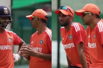 WATCH: Rahul Dravid Interacts With Prasidh Krishna, Yashasvi Jaiswal in Practice Ahead of Second Test vs South Africa
