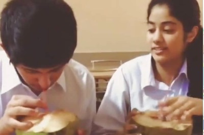 Throwback Video of Janhvi Kapoor Making Funny Noises as She Sips Coconut Water Goes Viral