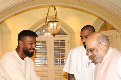 New India T20I Skipper Hardik Pandya Meets Home Minister Amit Shah