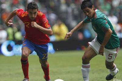 Football: WC champs Spain draw, Brazil win