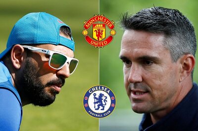 Chelsea Fan Kevin Pietersen Mocks Manchester United Supporter Yuvraj Singh After FA Cup Win