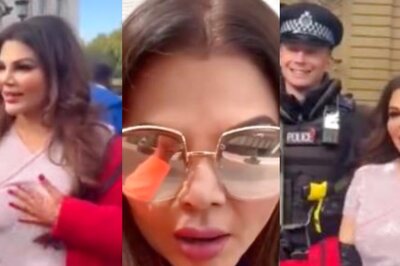Rakhi Sawant Poses Outsides Buckingham Palace In London and Says 'I Am Their Queen'; Watch Hilarious Video