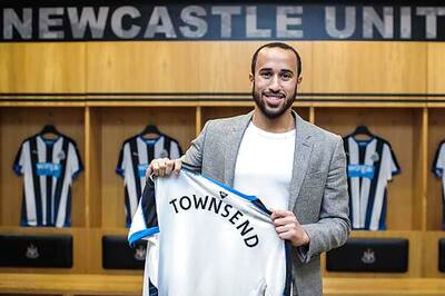 Newcastle sign Townsend from Tottenham; Sunderland get defender Kone