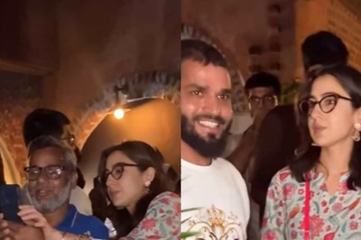 Sara Ali Khan Looks Chic In Casual Ethnic Wear, Spotted Clicking Selfies With Fans, Video Goes Viral