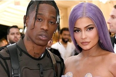 Kylie Jenner Shares a Hug with Travis Scott on Romantic Beach Outing; Khloe Kardashian Is All Hearts