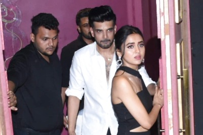 Scared Tejasswi Prakash Grabs Karan Kundrra After Noticing Something Fall On Her. Watch Video