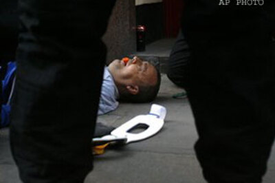 UK cop caught on video hitting man now dead, suspended