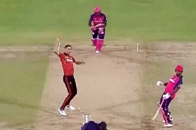 'Just Like a Tracer Bullet': Umpire Narrowly Escapes Rovman Powell's Powerful Straight Drive vs SRH