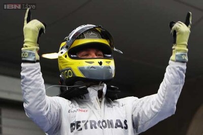 Nico Rosberg best in 1st practice session at Belgian GP
