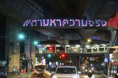 Thailand Activists Use Light Show to Jog Memories of Crackdown