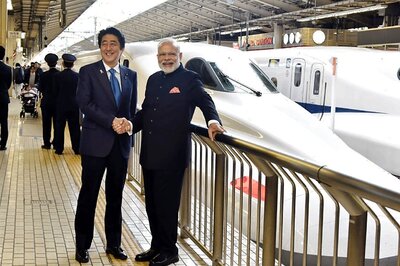 PM Modi, Shinzo Abe Leave for Kobe Aboard Bullet Train in Tokyo