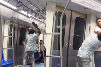 Watch: Man Hits Fellow Passenger With Slipper Inside Delhi Metro