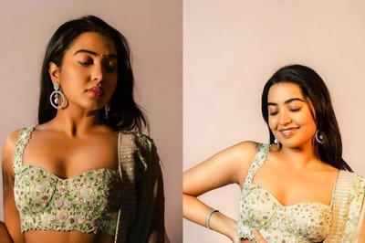 Shivathmika Rajashekar Looks Ravishing In Pista Green Embellished Lehenga, See Pics