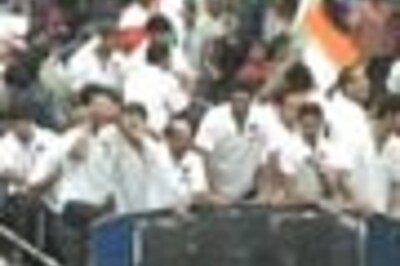 In Pics: Team India gets a rousing reception in Mumbai