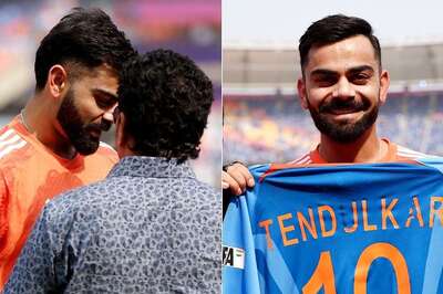 'You Make Us Proud': Sachin Tendulkar Gifts His Signed Jersey to Virat Kohli On World Cup 2023 Final