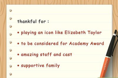 How to Write an Acceptance Speech