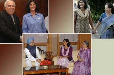 In Pics: Sunita Williams' date with Delhi