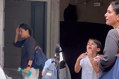 Kareena Kapoor Khan Opts For Cool Casuals As She Gets Papped With Son Taimur, Watch Video