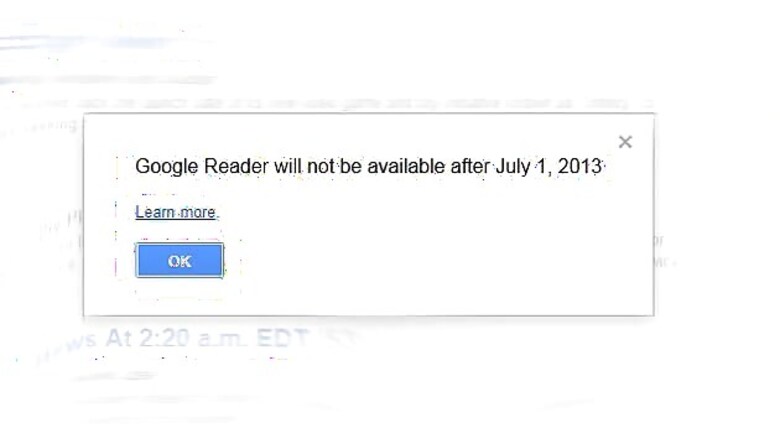 Google Reader to be shut down today