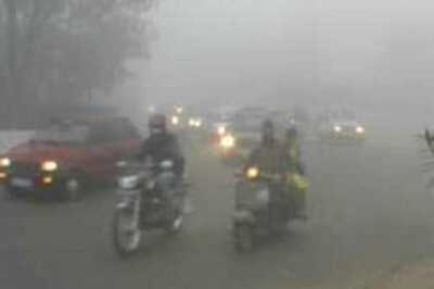 Dense fog disrupts flights, trains