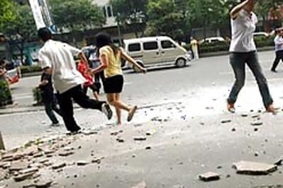 In Pics: Earthquake rocks central China