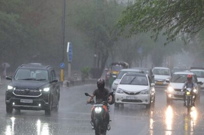 Heavy Rain Brings Respite From Blistering Heat In Parts Of Delhi-NCR