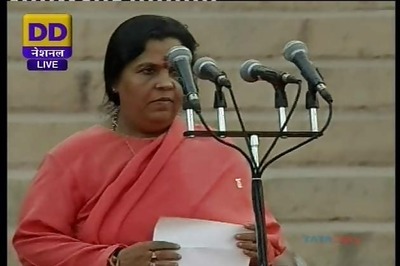 Uma Bharti commits Twitter faux pas on portfolio details