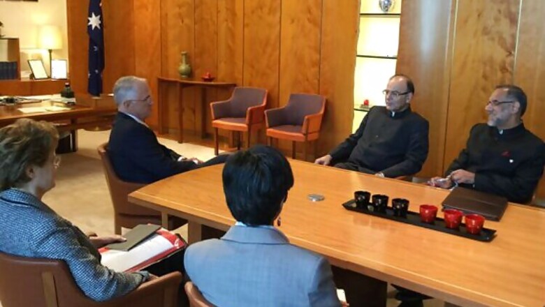Jaitley meets Australian PM Turnbull, talks trade