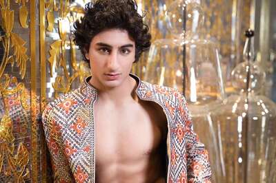 ​Ibrahim Ali Khan Flaunts His 8 Pack Abs in Traditional Jacket, See Pics