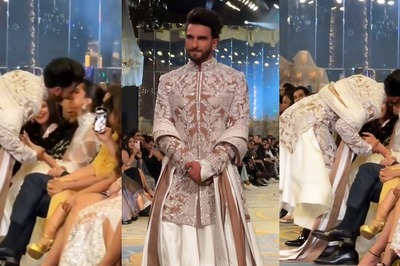 Ranveer Singh STOPS Midway On Ramp, Kisses Deepika Padukone, Touches Mom's Feet; Video Goes Viral