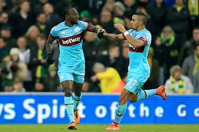 Dimitri Payet inspires West Ham to recover for 2-2 draw at Norwich