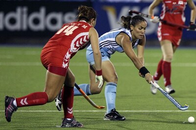 Argentina, England win at women's hockey WC