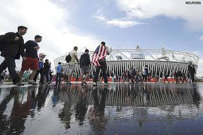 Olympic bus hits, kills cyclist near stadium