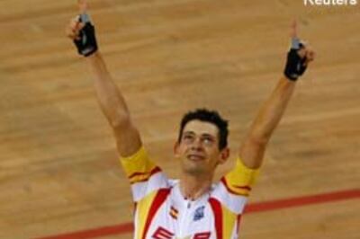 Llaneras wins points race for second Olympic gold