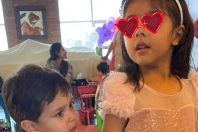 Kareena Kapoor's Son Jeh Holds 'Big Sis' Inaaya's Hand In This Awwdorable Picture