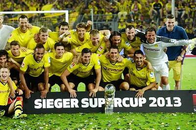 Dortmund beat Pep Guardiola's Bayern 4-2 to win German Super Cup