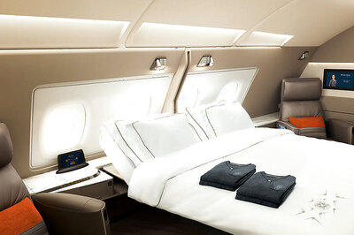 Singapore Airlines Launches Private Suites, Double Beds And Swivel Chairs on A380s