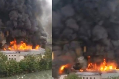 Watch: Massive Fire Engulfs Electric Charging Station Factory In Italy